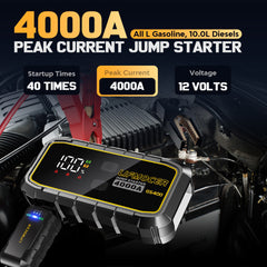 portable 4000a car jump starter