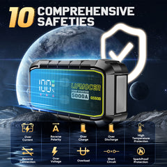 portable jump starter for a car