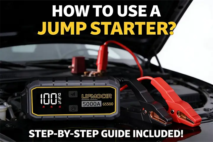 how to use a portable jump starter