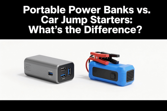 Portable Power Banks vs. Car Jump Starters