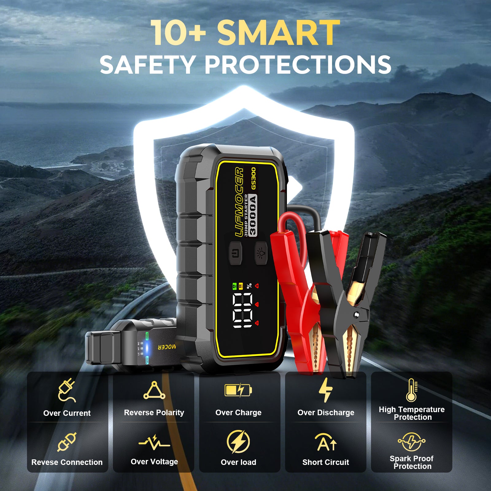 Safe jump starter